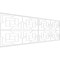 Ekena Millwork Set of Four Panels for 94 1/2"W x 32 1/4"H Loveland Fretwork Wainscot Wall Paneling WPKP16X01X47LLD - alternate 1